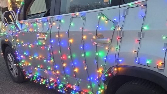 Voiture de Noël